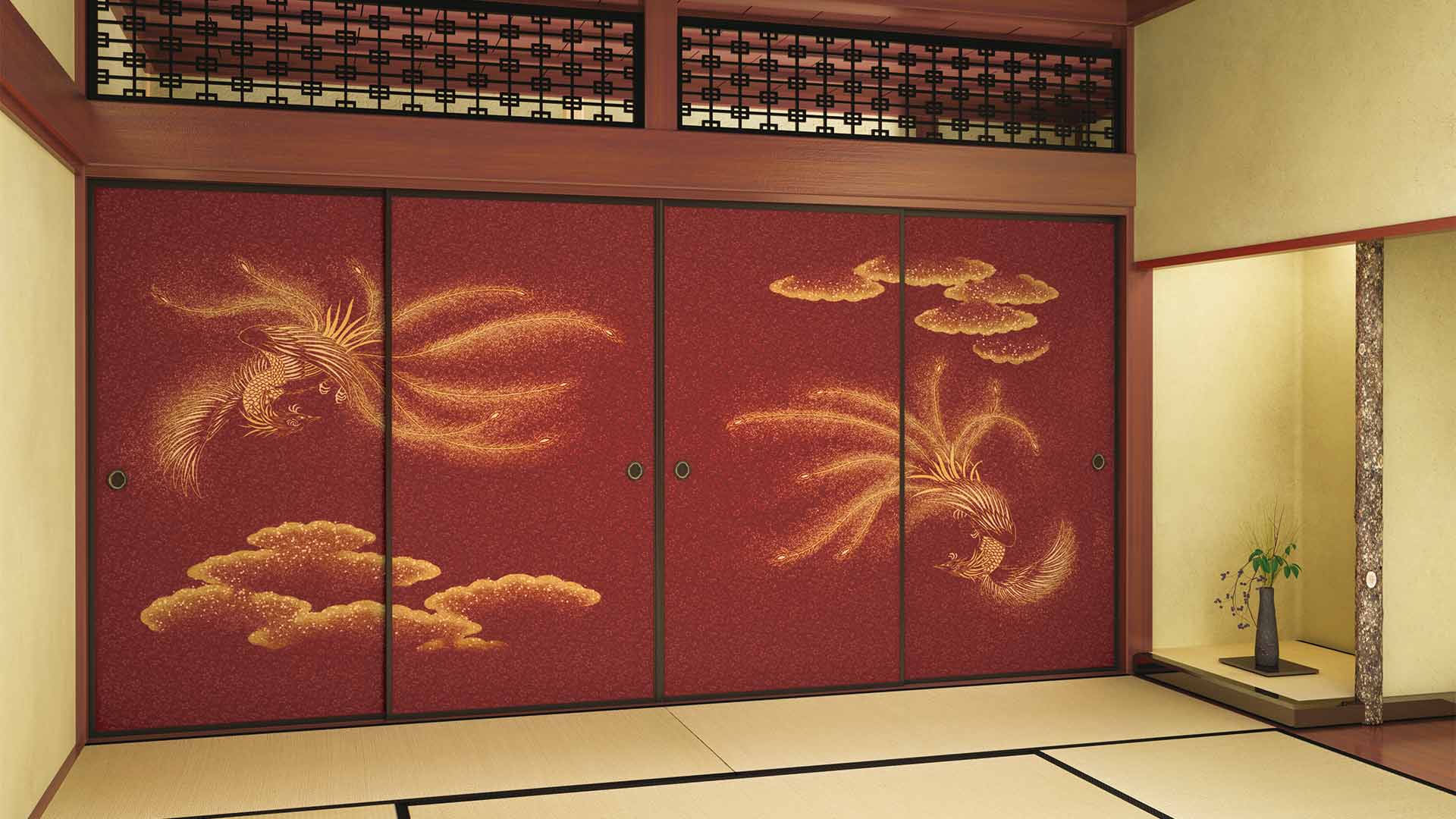 インクジェット襖紙（ふすま紙）豪｜ルノン株式会社