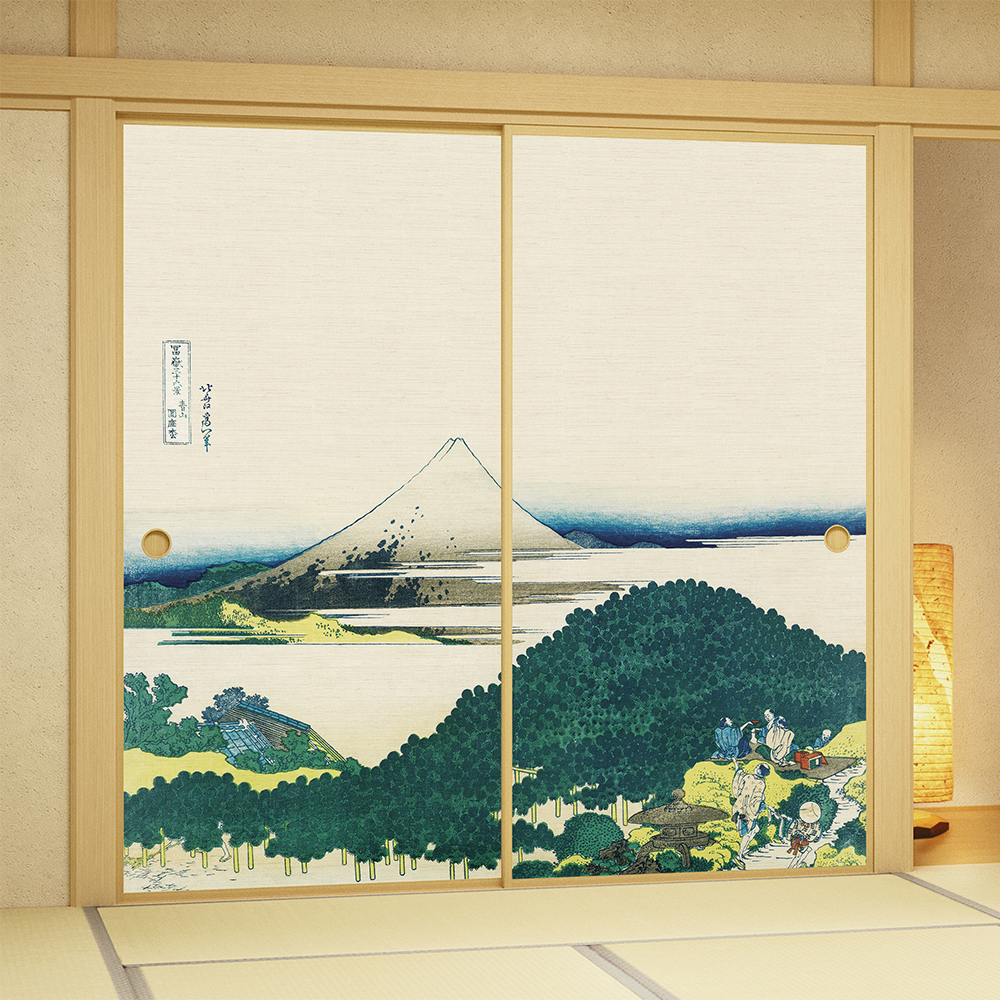 絵画　木版画　真作　清水遠流 『剱岳夕焼け』ED 65/125 サイン有り 絵画 木版画 真作 清水遠流 『剱岳夕焼け』ED 65/125 サイン有り