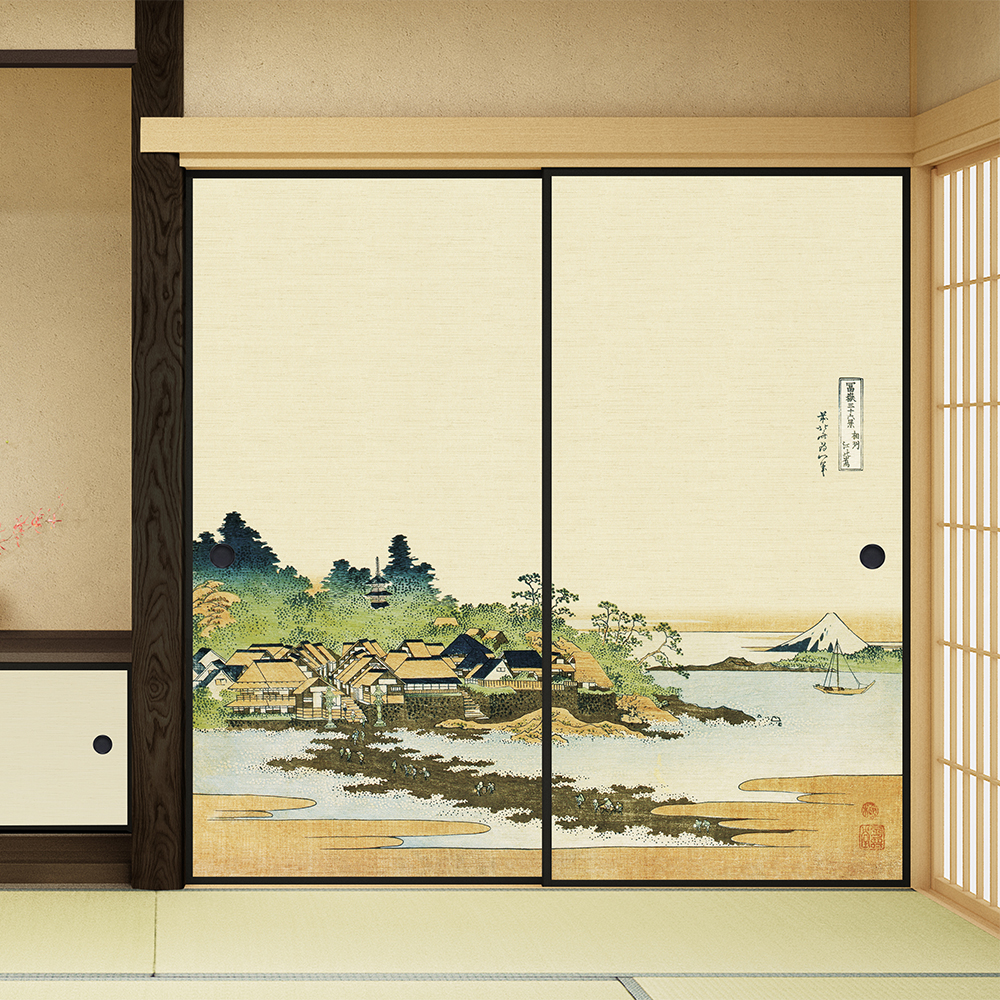 襖紙｜襖紙アートコレクション 葛飾北斎 冨嶽三十六景 襖紙集