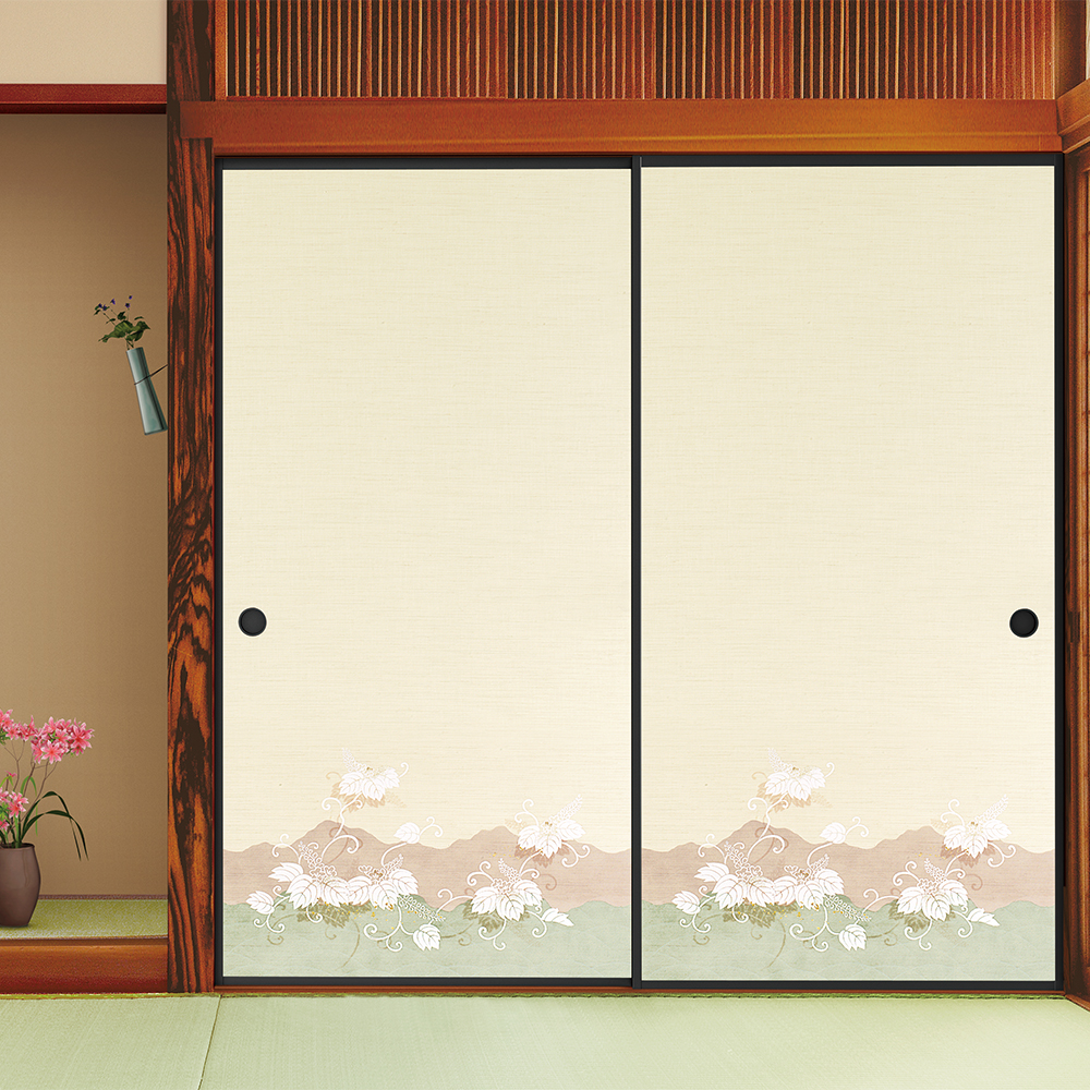 画帖27 襖紙｜織物襖紙 こだま第11集｜No.525｜ルノン株式会社