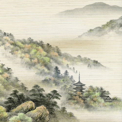 画帖12 襖紙｜織物襖紙 こだま第11集｜No.505｜ルノン株式会社