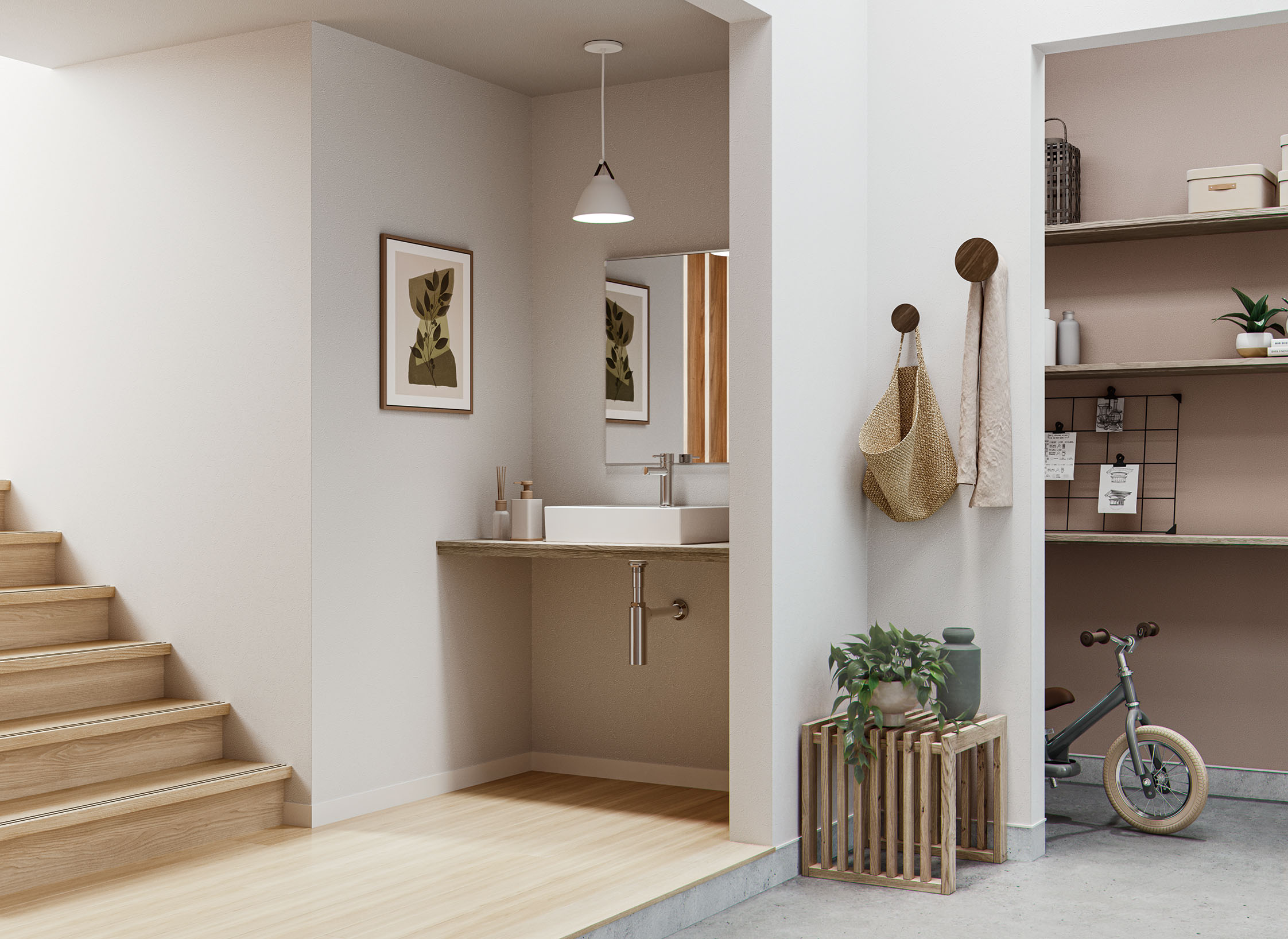 玄関｜Simple Natural シンプルナチュラル＜北欧＞