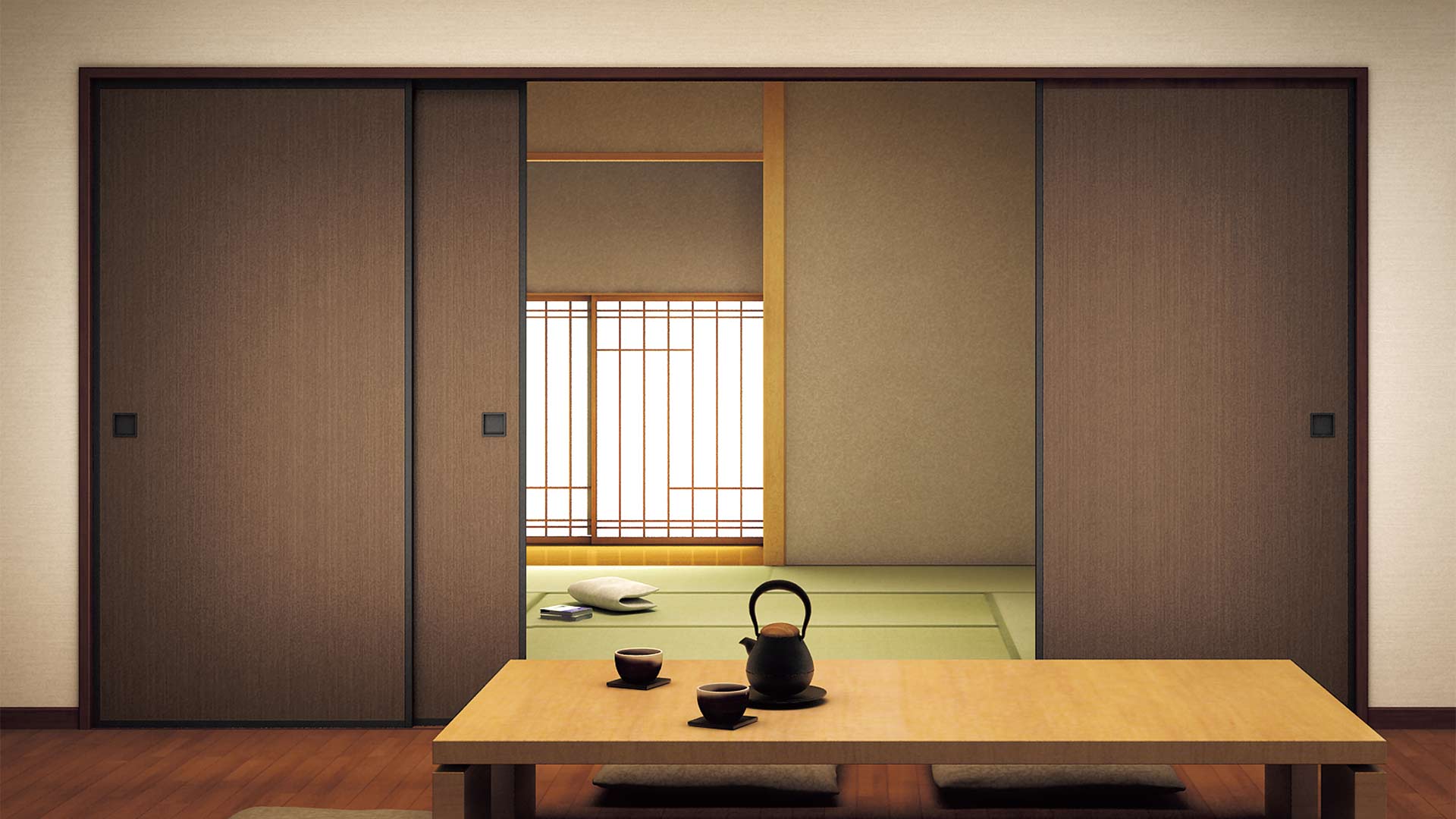 襖紙木目調